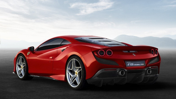 Ferrari F8 Tributo back